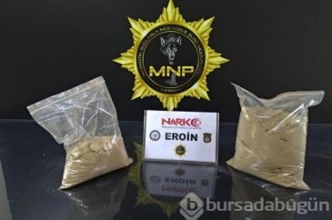 Yardım kolisinde 3 kilo eroin!