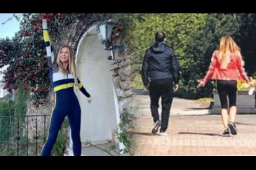 İvana Sert mezarlıkta spor yapıyor