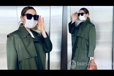 Hadise'den maskeli poz
