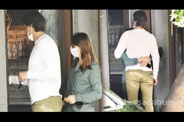 İbrahim Kutluay ile Edvina Sponza'nın kahve molası
