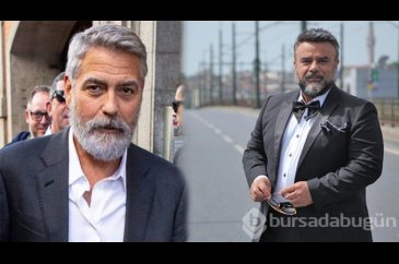 Bülent Serttaş George Clooney'e benzedi
