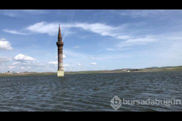 Baraj altında kalan köyden geriye sadece...
