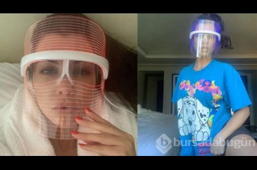 Kourtney Kardashian led ışıklı maske satışına başladı