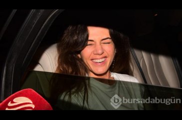 Gökçe Bahadır'ın keyfi yerinde!