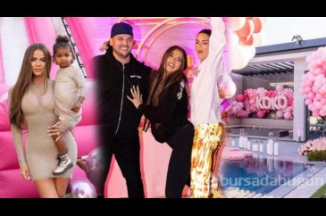 Khloe Kardashian'ın maskeli ve dezenfektanlı doğum günü partisi