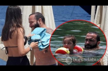 Baba-kızın deniz keyfi...