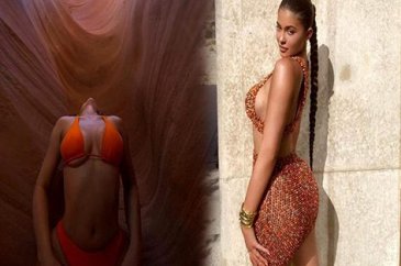 Kylie Jenner'ın 'Rocky Dağları' tatili
