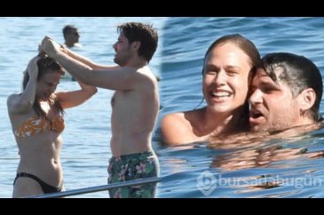 Ünlü çift Bodrum'da tatilde! İsraf yapmamak için aynı bikini...