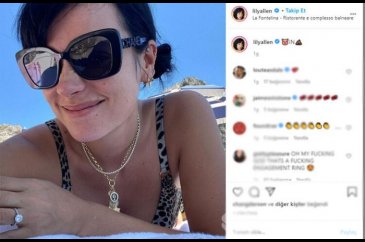 Lily Allen alkolü bırakmasını kutladı