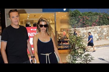 Fikret Orman ve Tuğba Coşkun pazar gezmesinde