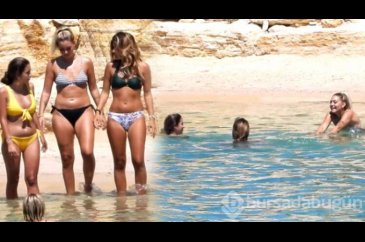 Aycan Yanaç, Çeşme tatilinde
