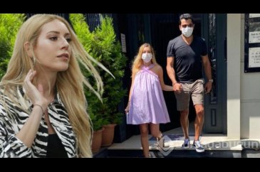 Sinem Kobal'ın karnı burnunda! Aylar sonra görüntülendiler