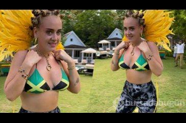 Adele'in bikinili fotoğrafı çok konuşuldu