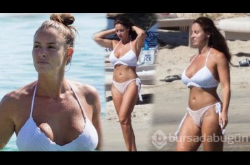 Instagram modeli Lucia Javorcekova ailesiyle tatilde
