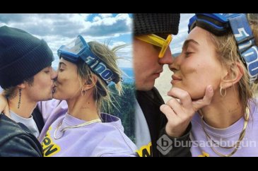 Hailey Baldwin-Justin Bieber'dan dudak dudağa poz
