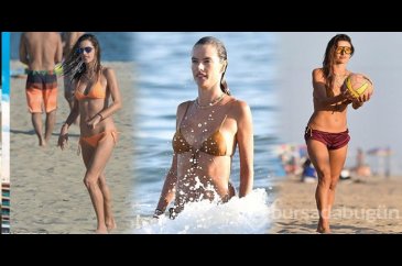 Alessandra Ambrosio rotayı Santa Monica'ya çevirdi