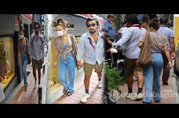 Melisa Şenolsun ve Umut Evirgen ilk kez el ele
