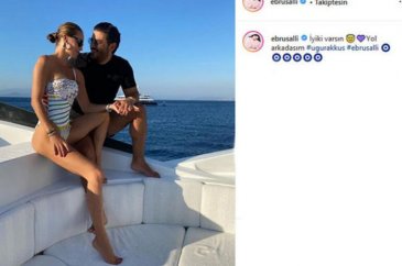Ebru Şallı'dan eşi Uğur Akkuş ile romantik paylaşım