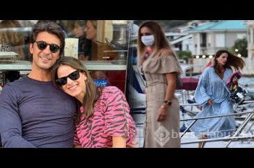 Edvina Sponza teknede Boğaz keyfi yaptı
