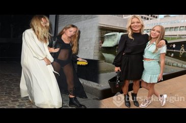 Kate Moss'un kızına giydirdiği elbise eleştirildi