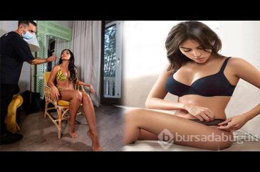 Georgina Rodriguez'den sosyal mesafeli makyaj pozu