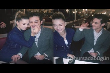 Afra Saraçoğlu ile Mert Yazıcıoğlu ikinci yıllarını kutladı