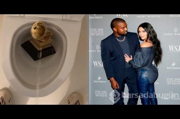 Kanye West, Grammy ödülünün üzerine tuvaletini yaptı