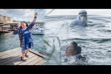 Aslı Omağ'ın Azmak Nehri'ndeki zor anları!
