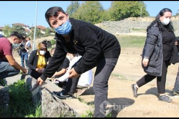 Özel öğrenciler antik tiyatrodaki kazı çalışmalarına katıldı
