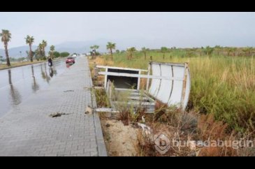 Antalya'da çıkan fırtınada bir ölü!
