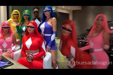 Kylie Jenner ve arkadaşları kostümleriyle olay yarattı!
