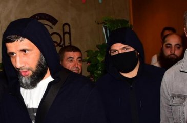 Kafes dövüşçüsü Khabib Nurmagomedov kameralardan kaçamadı!