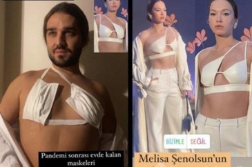 Tansu Dayan, Melisa Şenolsun'un kıyafetini tiye aldı!
