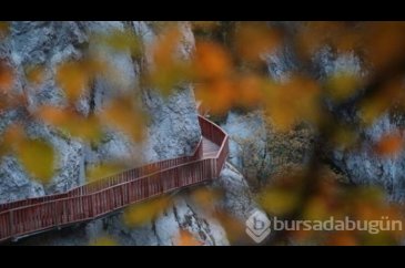  Kastamonu Pınarbaşı'ndaki Horma Kanyonu ve Ilıca Şelalesi sonbahar...