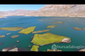 Adıyaman'da binlerce yılda oluşan yüzen adalar, atmosferi koruyor
