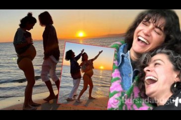 Özge Özpirinçci'den karnı burnunda sahil pozları