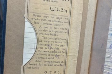 110 yıl önce ödünç alınan kitap, bir anda kütüphanede beliriverdi