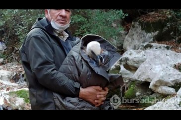 Yürek ısıtan görüntü! Ölmesin diye montuna sardı
