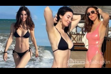 Defne Samyeli tatil dönüşü dekolteli kıyafetiyle sahnede!
