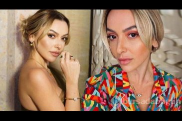 Hadise'nin ışıltılı elbisesiyle dikkat çekti
