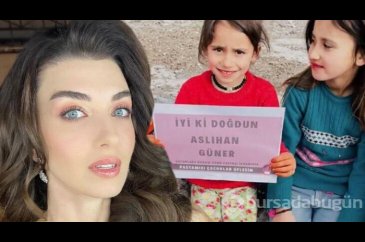 Aslıhan Güner'i mutluluktan ağlatan doğum günü fotoğrafı...