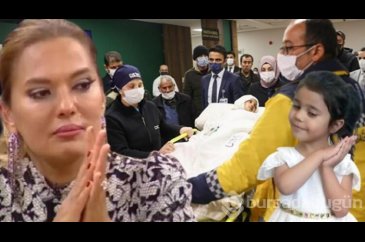 Pitbull saldırısına uğrayan minik Asiye ve ailesine Demet Akalın'da...