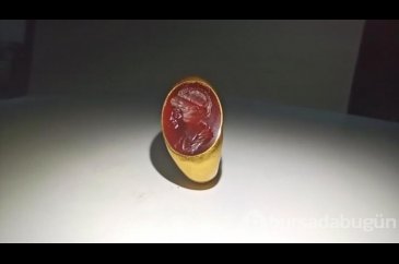 Çorum'da 1500 yıllık altın yüzük ele geçirildi