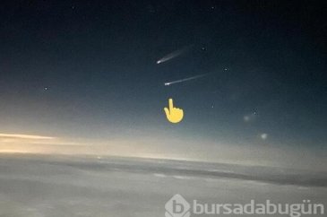 Pilot çiftin gökyüzündeki tesadüfü