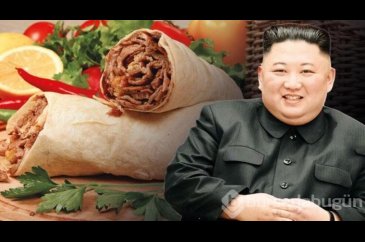 Dürüm döneri Kim'in babası bulmuş...
