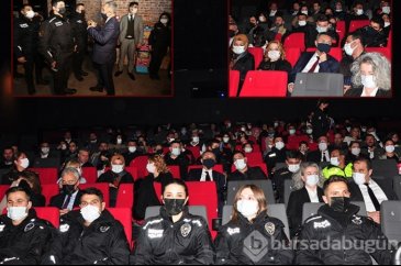 Bursa'da şehit aileleri "Kesişme: Eren İyi ki Varsın" filminde buluştu