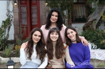 Üç Kız Kardeş'in setinden ilk kareler