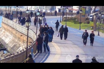 Doğuda kar batıda güneş keyfi...