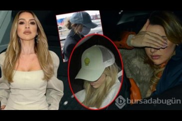 Hadise yine yüzünü gizledi!