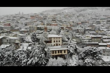 Bursa'dan kar manzaraları 